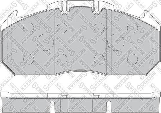 Stellox 85-01425-SX - Гальмівні колодки, дискові гальма avtolavka.club