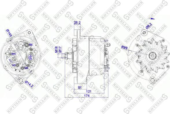 Stellox 88-02320-SX - Генератор avtolavka.club