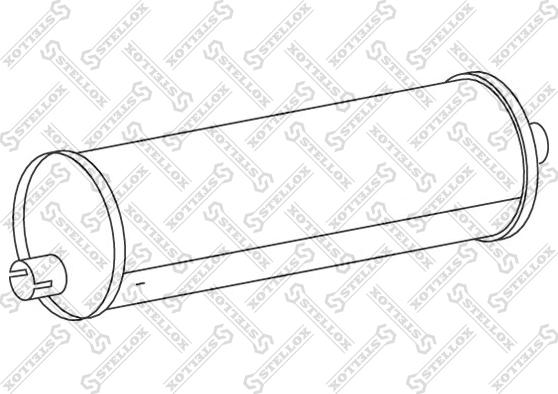 Stellox 82-03089-SX - Середній / кінцевий глушник ОГ avtolavka.club