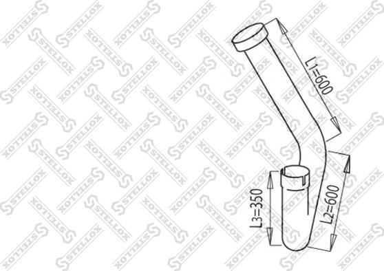 Stellox 82-03727-SX - Труба вихлопного газу avtolavka.club