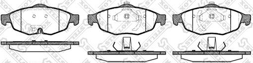 Stellox 823 002B-SX - Гальмівні колодки, дискові гальма avtolavka.club