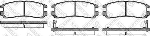 Stellox 302 002-SX - Гальмівні колодки, дискові гальма avtolavka.club