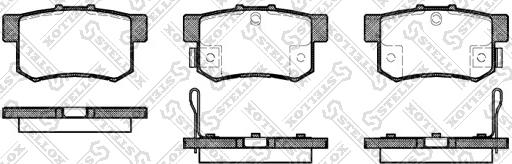 Stellox 336 052-SX - Гальмівні колодки, дискові гальма avtolavka.club