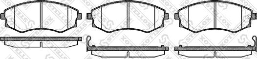 Stellox 329 012B-SX - Гальмівні колодки, дискові гальма avtolavka.club