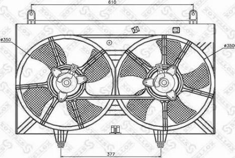Stellox 29-99230-SX - Вентилятор, охолодження двигуна avtolavka.club
