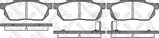 Stellox 204 002-SX - Гальмівні колодки, дискові гальма avtolavka.club