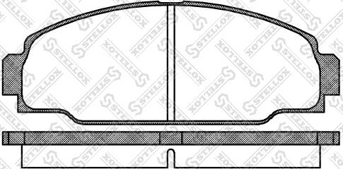 Stellox 285 000-SX - Гальмівні колодки, дискові гальма avtolavka.club