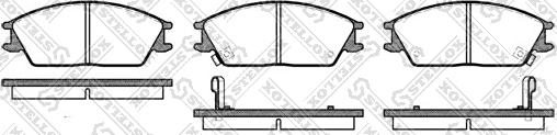 Stellox 235 002-SX - Гальмівні колодки, дискові гальма avtolavka.club