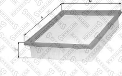 Stellox 71-00517-SX - Повітряний фільтр avtolavka.club