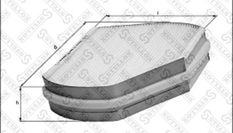 Stellox 71-10037-SX - Фільтр, повітря у внутрішній простір avtolavka.club