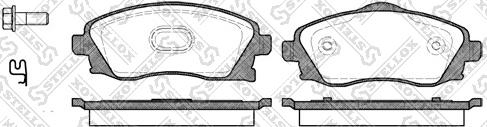 Stellox 785 002B-SX - Гальмівні колодки, дискові гальма avtolavka.club