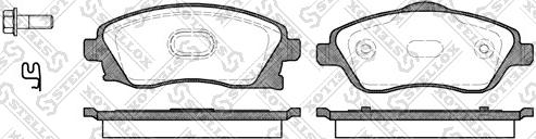 Stellox 785 012B-SX - Гальмівні колодки, дискові гальма avtolavka.club