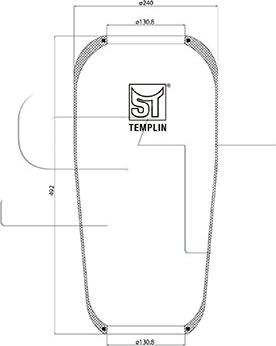 ST-Templin 04.060.6006.400 - Кожух пневматичної ресори avtolavka.club