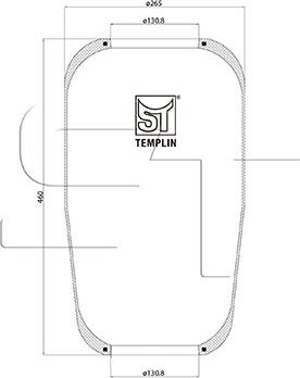 ST-Templin 04.060.6006.190 - Кожух пневматичної ресори avtolavka.club