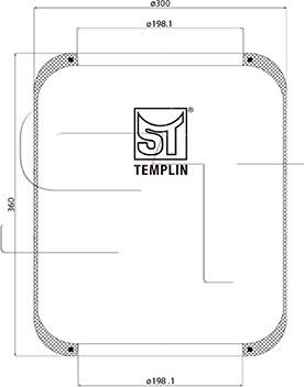 ST-Templin 04.060.6006.140 - Кожух пневматичної ресори avtolavka.club