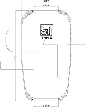 ST-Templin 04.060.6006.230 - Кожух пневматичної ресори avtolavka.club