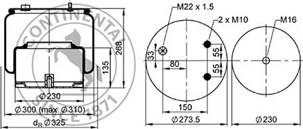 ST-Templin 04.010.6200.755 - Кожух пневматичної ресори avtolavka.club