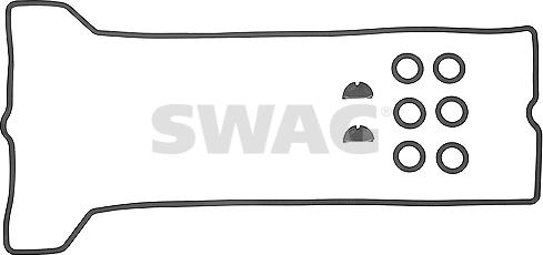 Swag 10 91 1432 - Комплект прокладок, кришка головки циліндра avtolavka.club