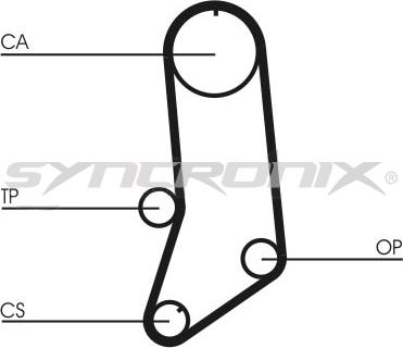 SYNCRONIX SY210594 - Комплект ременя ГРМ avtolavka.club