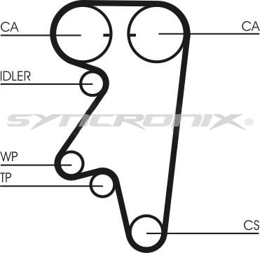 SYNCRONIX SY0543N - Ремінь ГРМ avtolavka.club