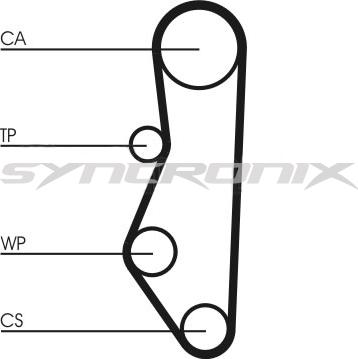 SYNCRONIX SY210527 - Комплект ременя ГРМ avtolavka.club