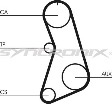 SYNCRONIX SY110647 - Комплект ременя ГРМ avtolavka.club