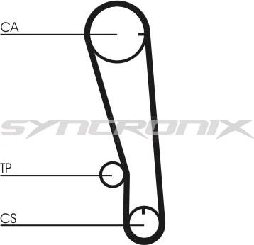 SYNCRONIX SY0665N - Ремінь ГРМ avtolavka.club