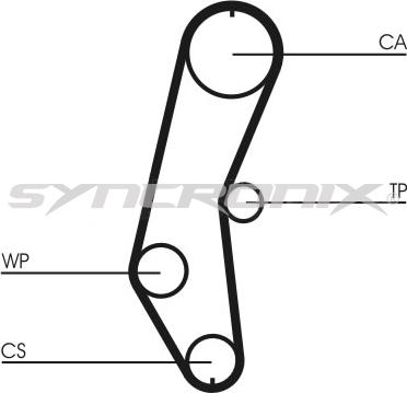 SYNCRONIX SY0666N - Ремінь ГРМ avtolavka.club