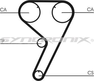 SYNCRONIX SY310608 - Комплект ременя ГРМ avtolavka.club