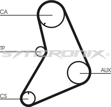 SYNCRONIX SY110687 - Комплект ременя ГРМ avtolavka.club