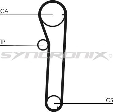 SYNCRONIX SY0672N - Ремінь ГРМ avtolavka.club