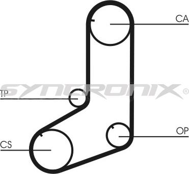 SYNCRONIX SY0801N - Ремінь ГРМ avtolavka.club