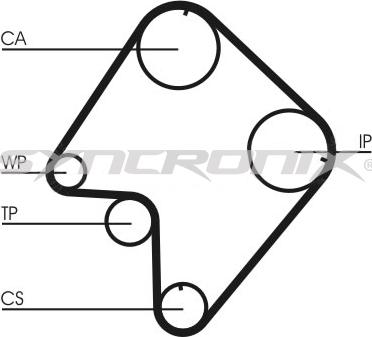 SYNCRONIX SY0832N - Ремінь ГРМ avtolavka.club