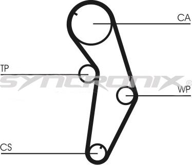 SYNCRONIX SY0821N - Ремінь ГРМ avtolavka.club