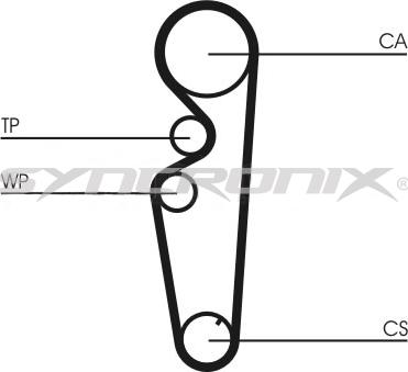 SYNCRONIX SY110878 - Комплект ременя ГРМ avtolavka.club