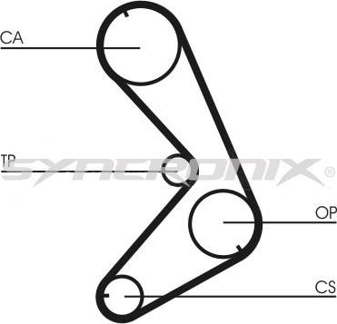 SYNCRONIX SY0749N - Ремінь ГРМ avtolavka.club