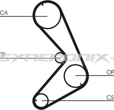 SYNCRONIX SY110750 - Комплект ременя ГРМ avtolavka.club