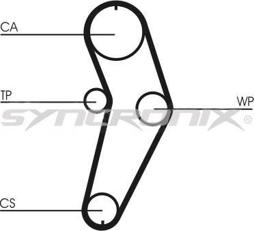 SYNCRONIX SY110709 - Комплект ременя ГРМ avtolavka.club