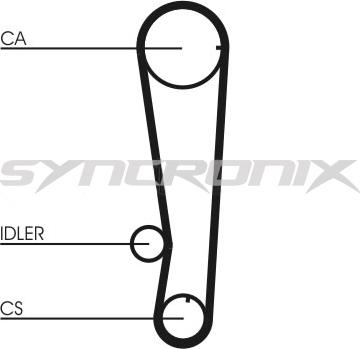 SYNCRONIX SY0715N - Ремінь ГРМ avtolavka.club