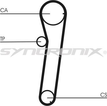 SYNCRONIX SY0739N - Ремінь ГРМ avtolavka.club