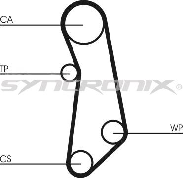 SYNCRONIX SY1114N - Ремінь ГРМ avtolavka.club