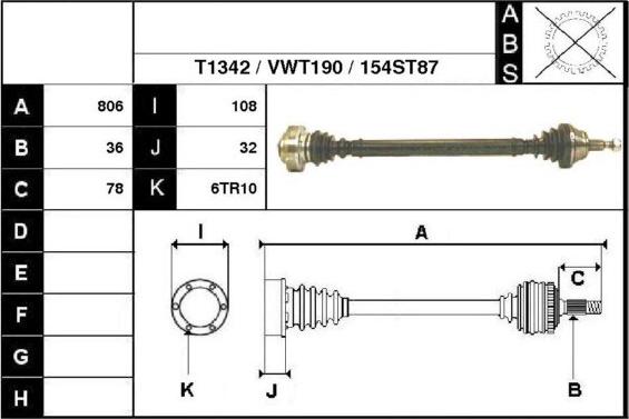 Technika 67154 - Приводний вал avtolavka.club