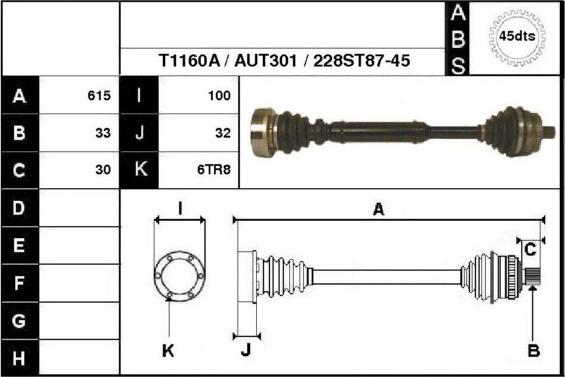 Technika 67228A - Приводний вал avtolavka.club