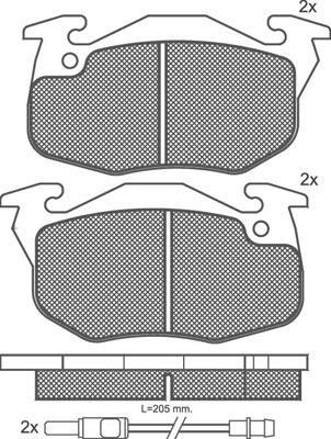 Open Parts BDM7070.20 - Гальмівні колодки, дискові гальма avtolavka.club