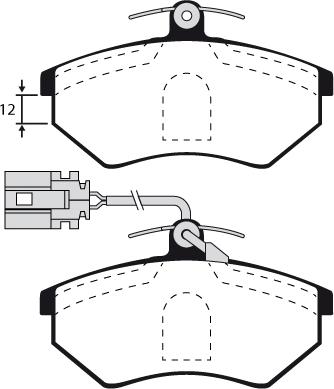 Brake Engineering PA875 - Гальмівні колодки, дискові гальма avtolavka.club