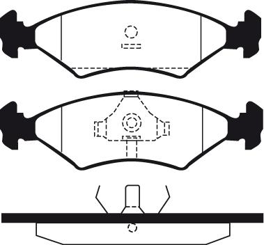 BOSCH 466403 - Гальмівні колодки, дискові гальма avtolavka.club