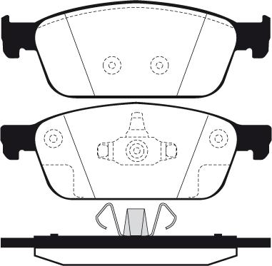 Technika 01895B - Гальмівні колодки, дискові гальма avtolavka.club