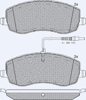 Technika 01811B - Гальмівні колодки, дискові гальма avtolavka.club