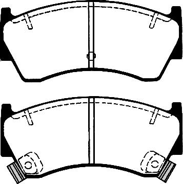 Magneti Marelli BP0766 - Гальмівні колодки, дискові гальма avtolavka.club