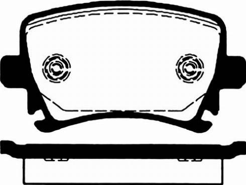VW 1K0 698 451 R - Гальмівні колодки, дискові гальма avtolavka.club